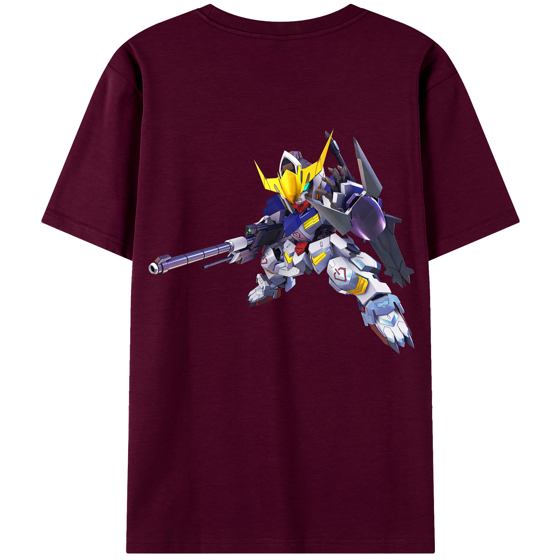 （画像用） 機動戦士ガンダム Mobile Suit Gundam レディース半袖Tシャツ(バックプリント)